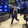 Traders works on the floor of the New York Stock Exchange in New York City, on April 7, 2025. Wall Street stocks were volatile after global markets fell sharply on Monday.