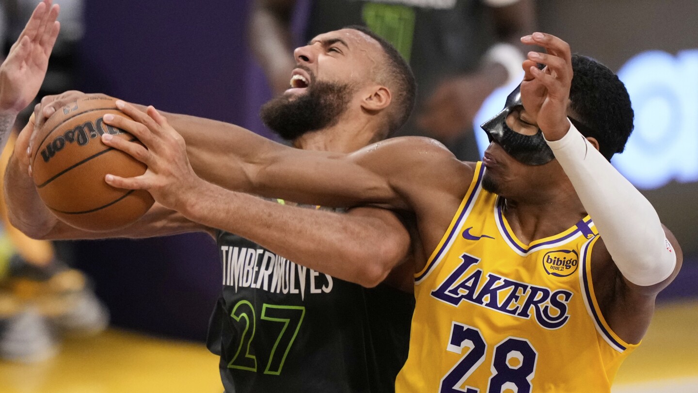 rudy-gobert-dominates-small-ball-lakers-and-the-timberwolves-advance-with-a-103-96-win-in-game-5