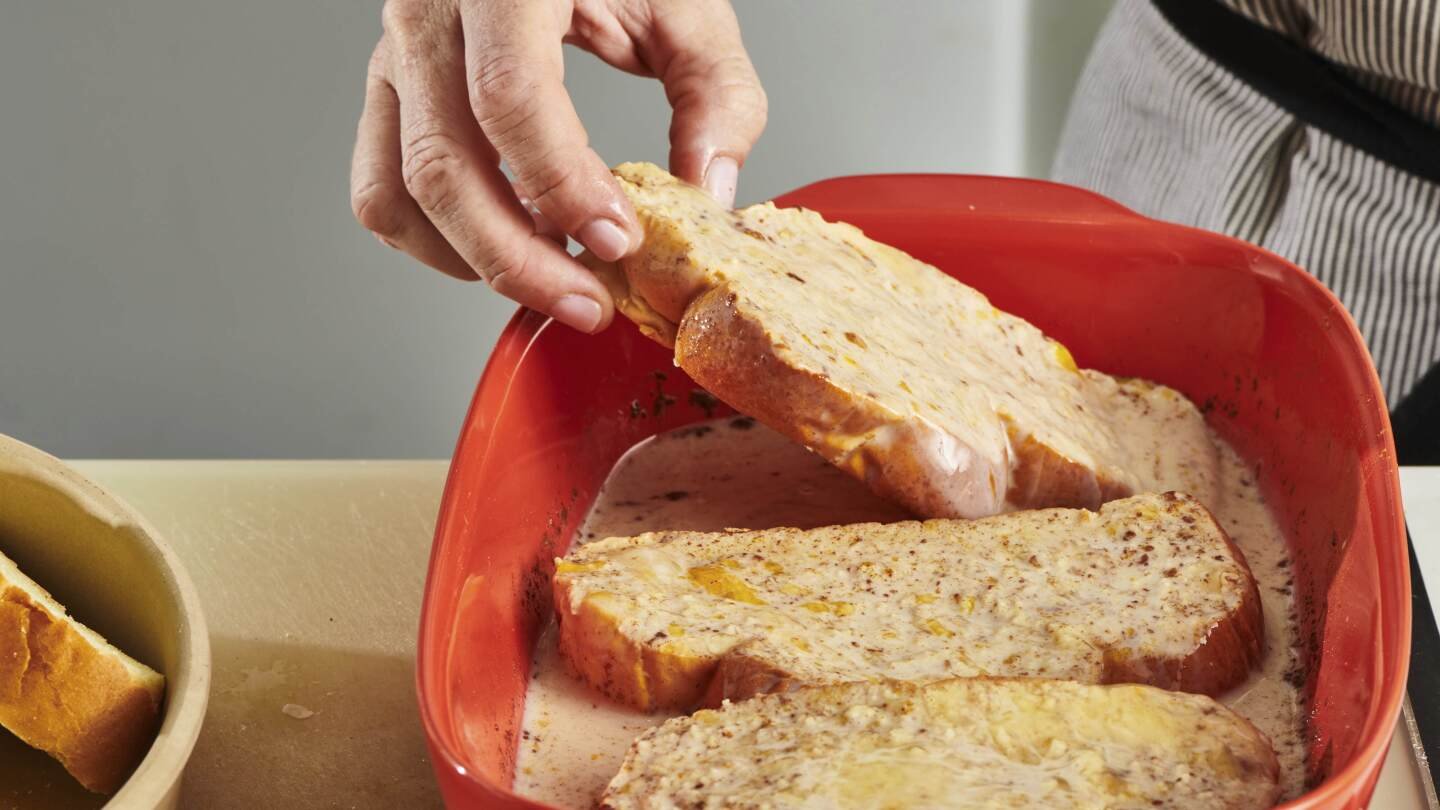 challah-french-toast-is-a-simple-but-indulgent-breakfast-to-make-mom-on-mother’s-day