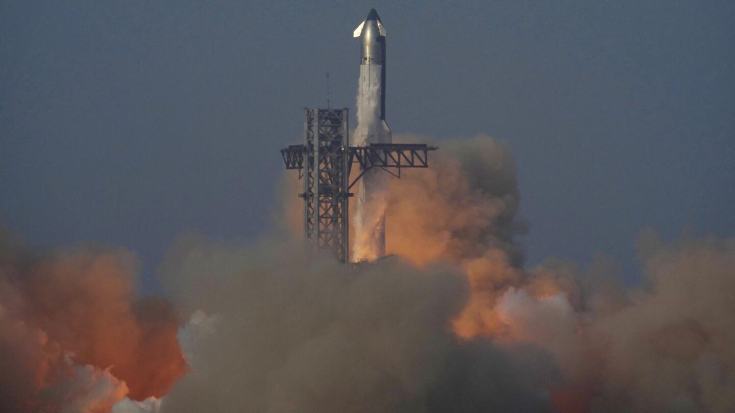 spacex-lanza-otro-cohete-starship,-pero-pierde-el-control