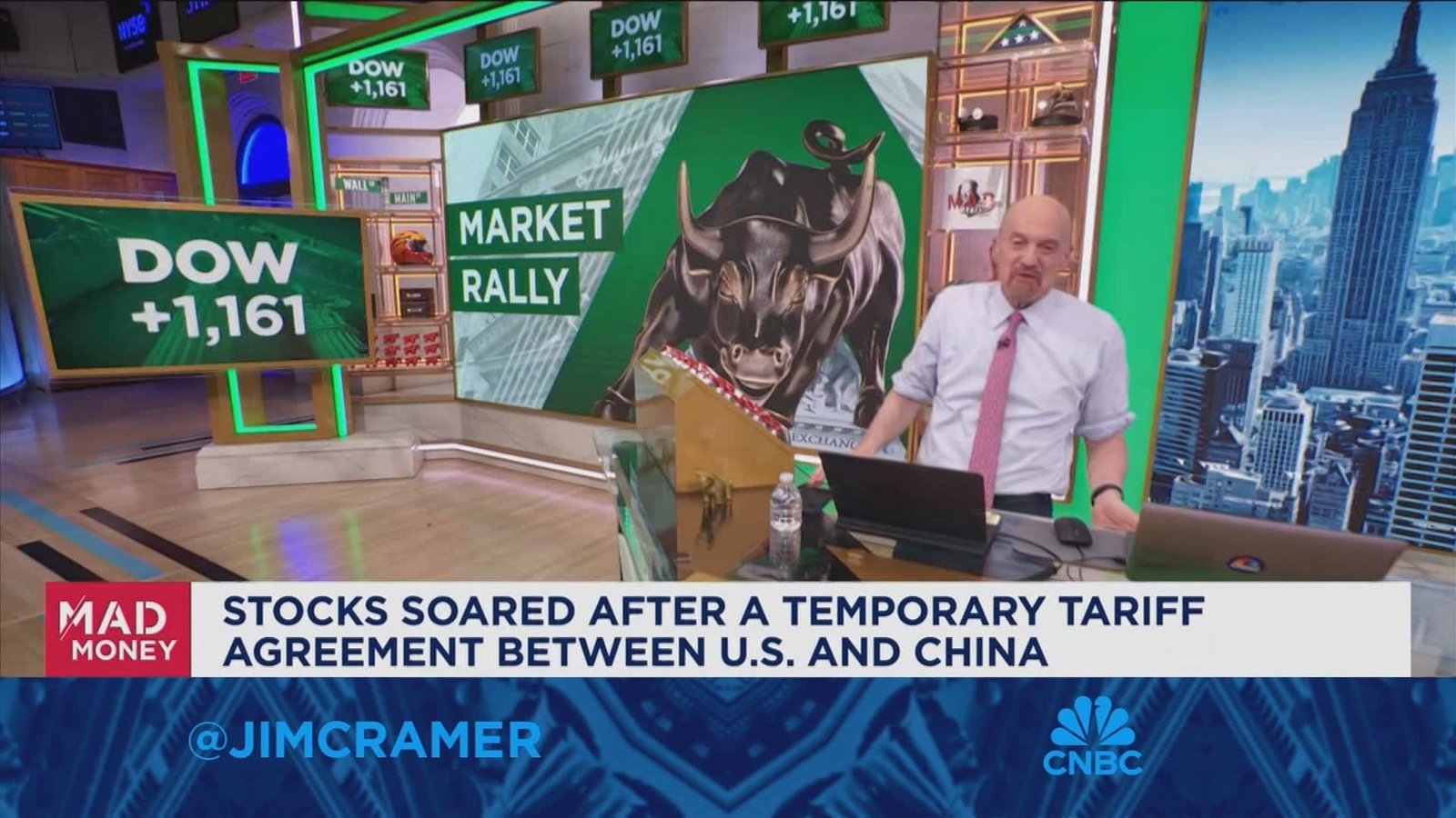 All tech stocks jumped today, not just those tied to China, says Jim Cramer