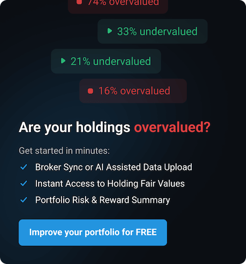 Portfolio Valuation calculation on simply wall st