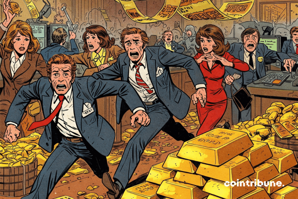 Stock market on alert as investors flock to gold