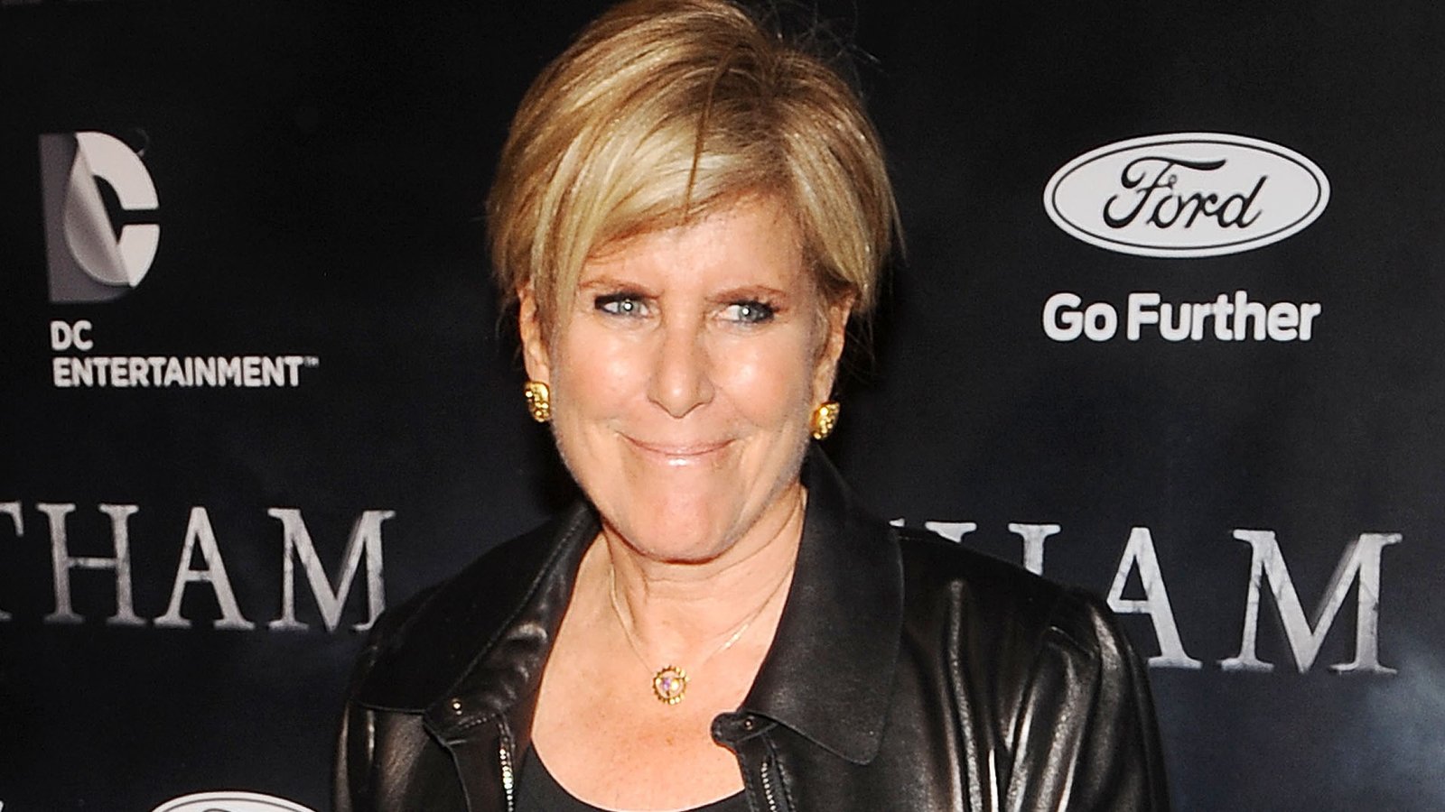Suze Orman smiling at the 'Gotham' Series Premiere Event.