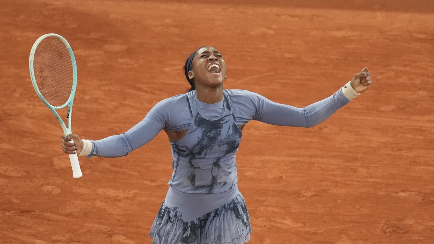french-open:-coco-gauff-beats-madison-keys-in-3-sets-to-reach-the-semifinals