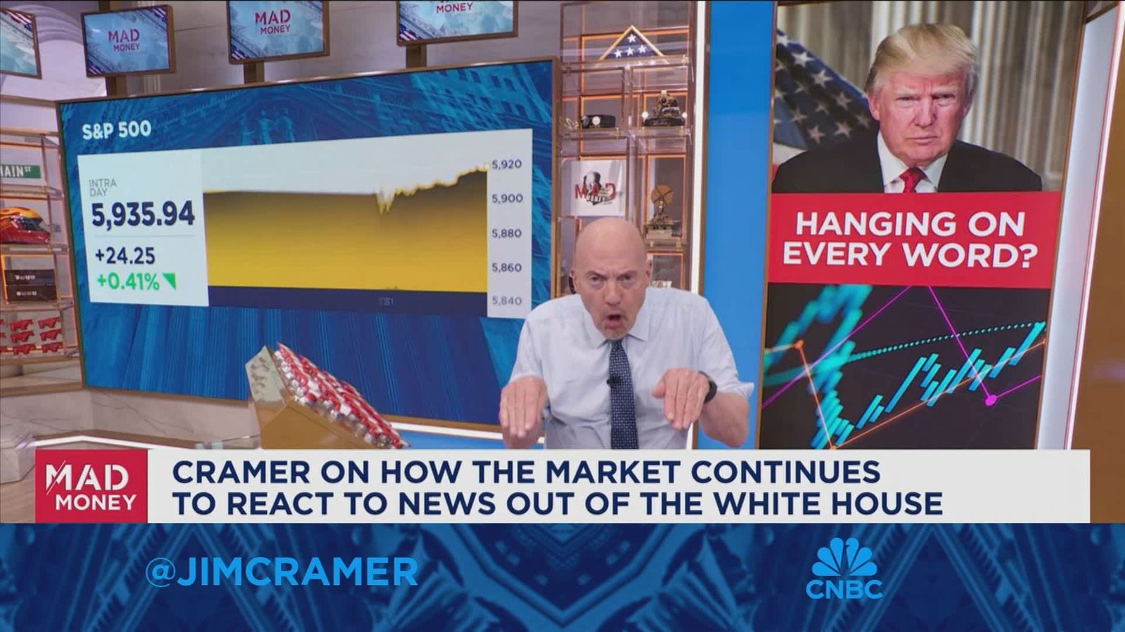 Trump administration willing to disappoint stock market to advance its own agenda, says Jim Cramer