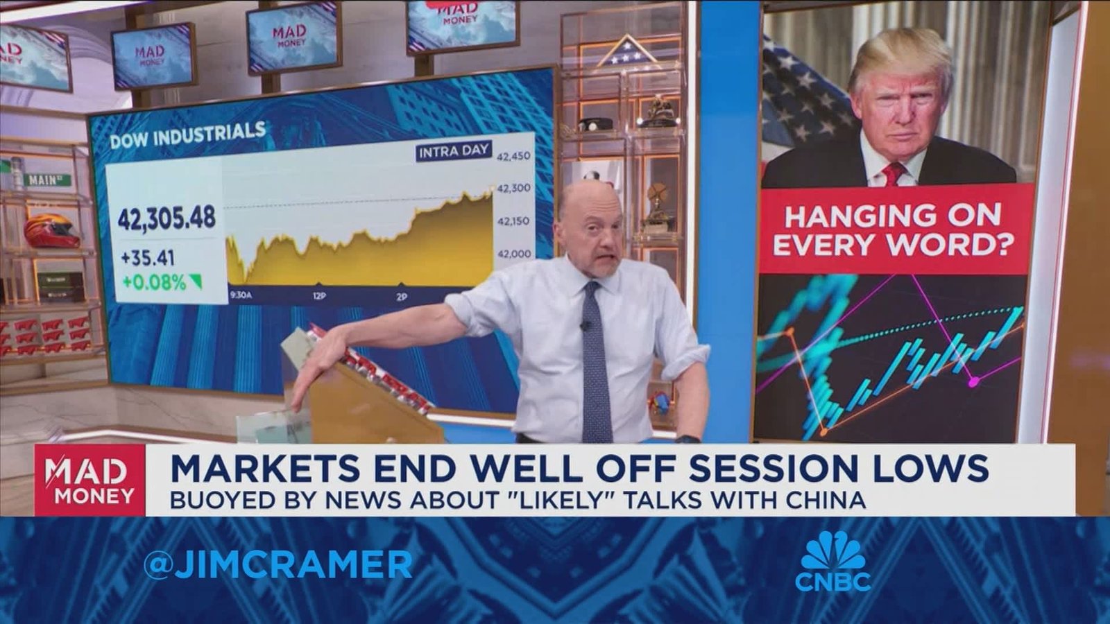 We need to recognize the President is in control of this market when he wants to be, says Jim Cramer