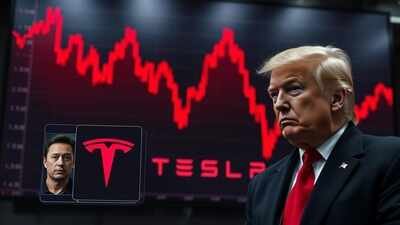 Trump WIPES OUT Elon Musk's $15 BILLION In Just 6 Minutes; Tesla Shares Tank, MAYHEM At Wall Street