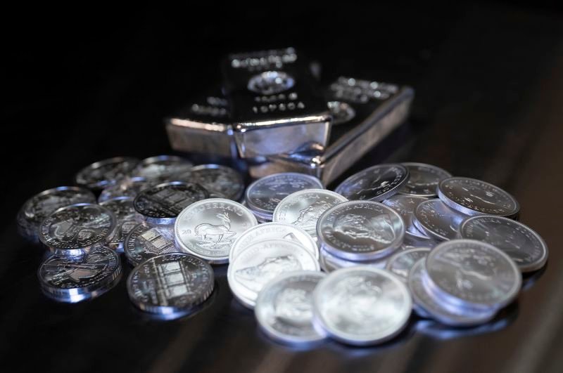 Spot silver prices have surged 24% this year.