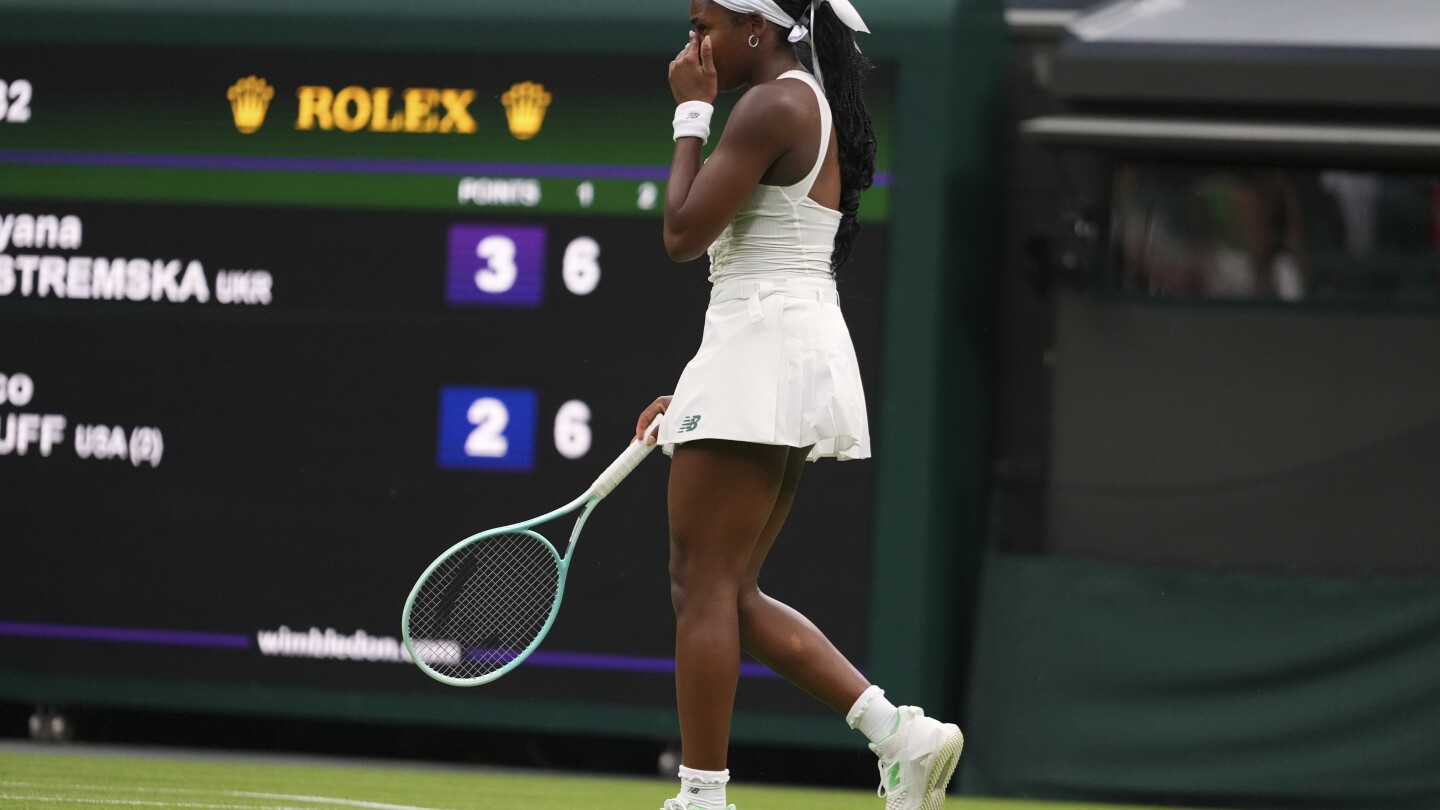 coco-gauff-is-disappointed-by-her-wimbledon-loss-but-doesn’t-want-to-dwell-on-it