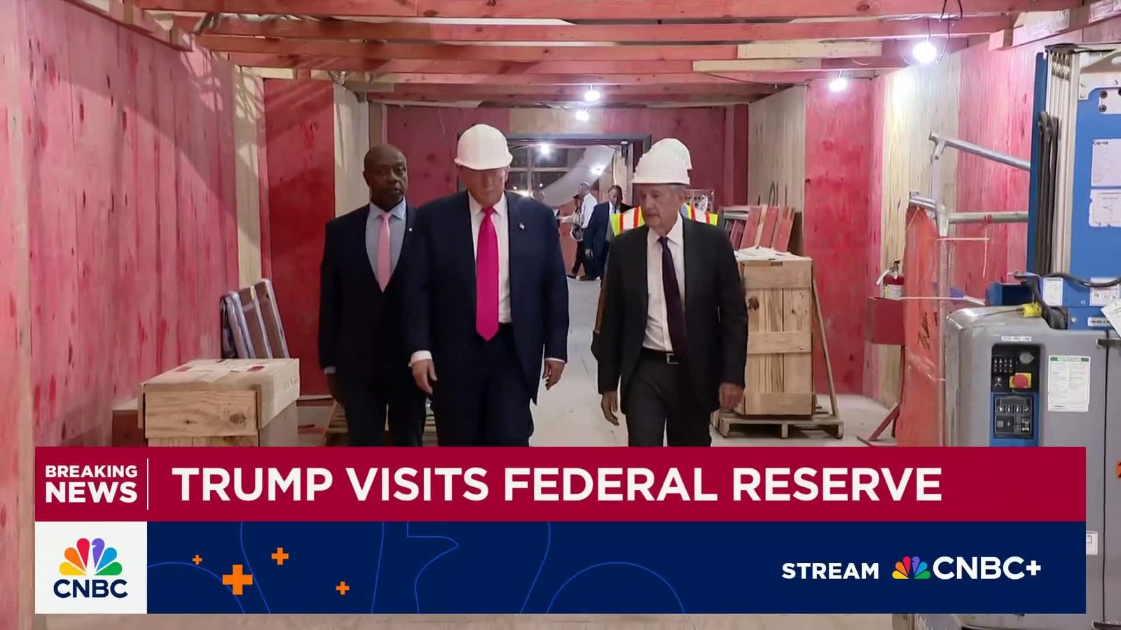 Pres. Trump and Fed Chair Jerome Powell speak to reporters, disagree over renovation figures