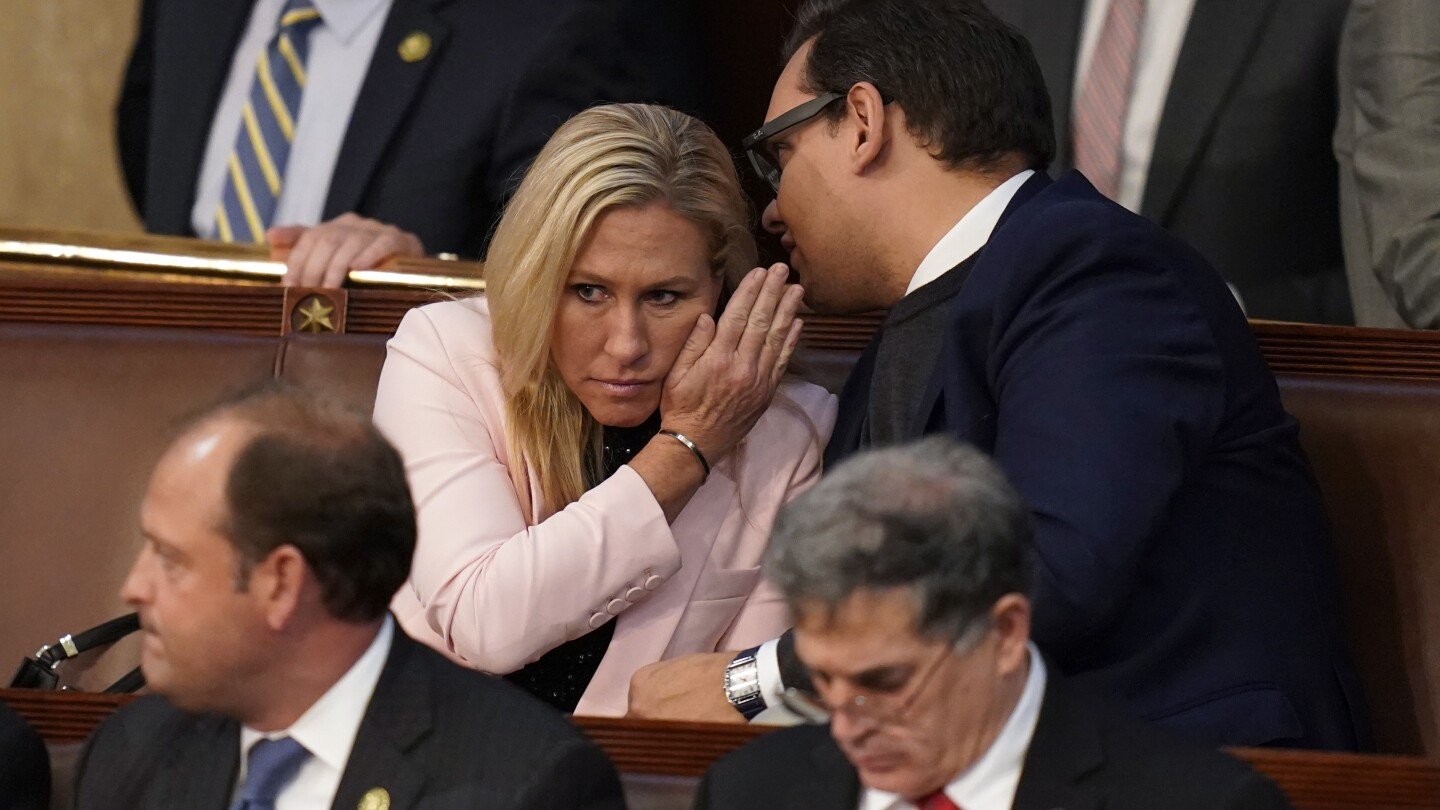 marjorie-taylor-greene-calls-for-george-santos’-7-year-sentence-to-be-commuted