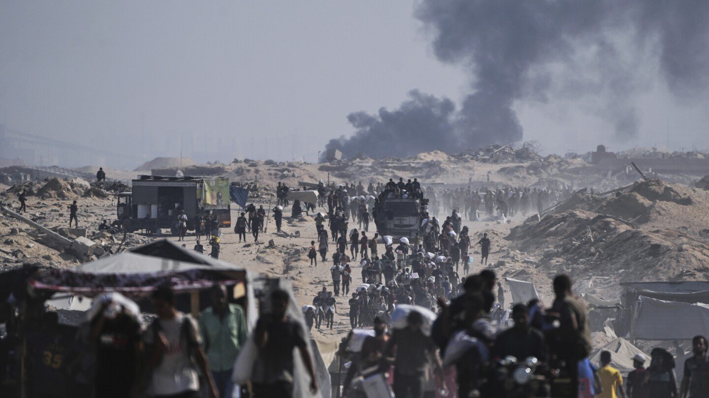 new-israeli-strikes-around-gaza-kill-25-as-famine-announcement-raises-pressure