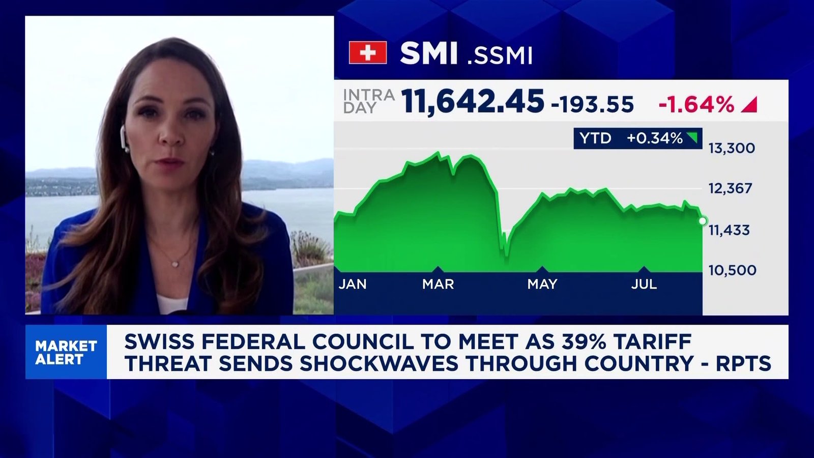 Swiss shares slump amid tariff shock