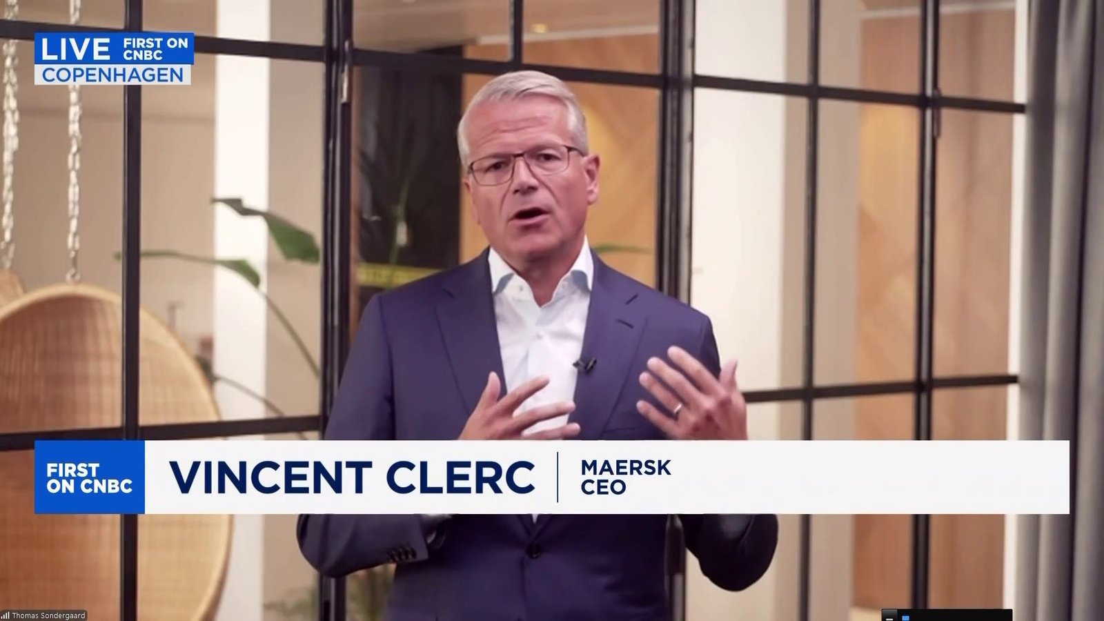 Tariffs have had a dampening effect on U.S. trade, says Maersk CEO