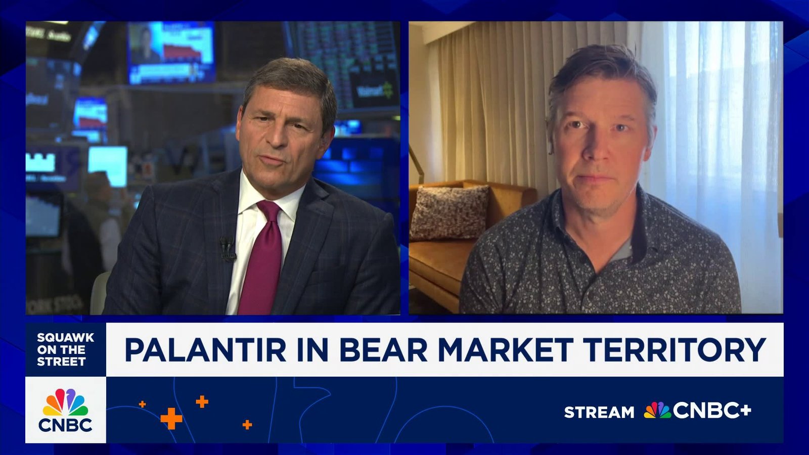 Jeffries Brent Thill: Downward pressure on Palantir in part due to tech pullback