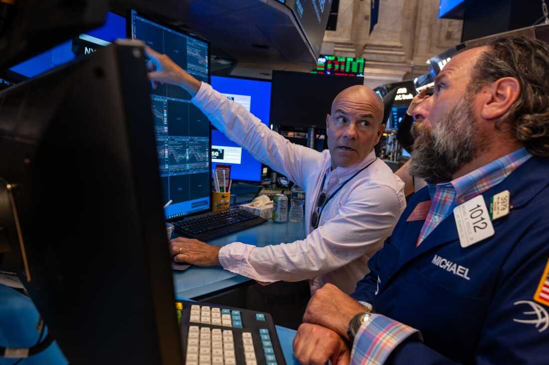 Stocks slumped after President Trump unveiled a new round of global tariffs and after the U.S. created fewer jobs than expected in July.