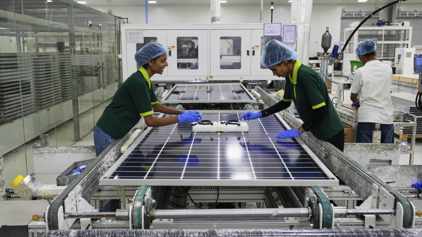 india’s-solar-industry,-aiming-to-compete-with-china,-finds-strength-as-us-tariffs-hit-home