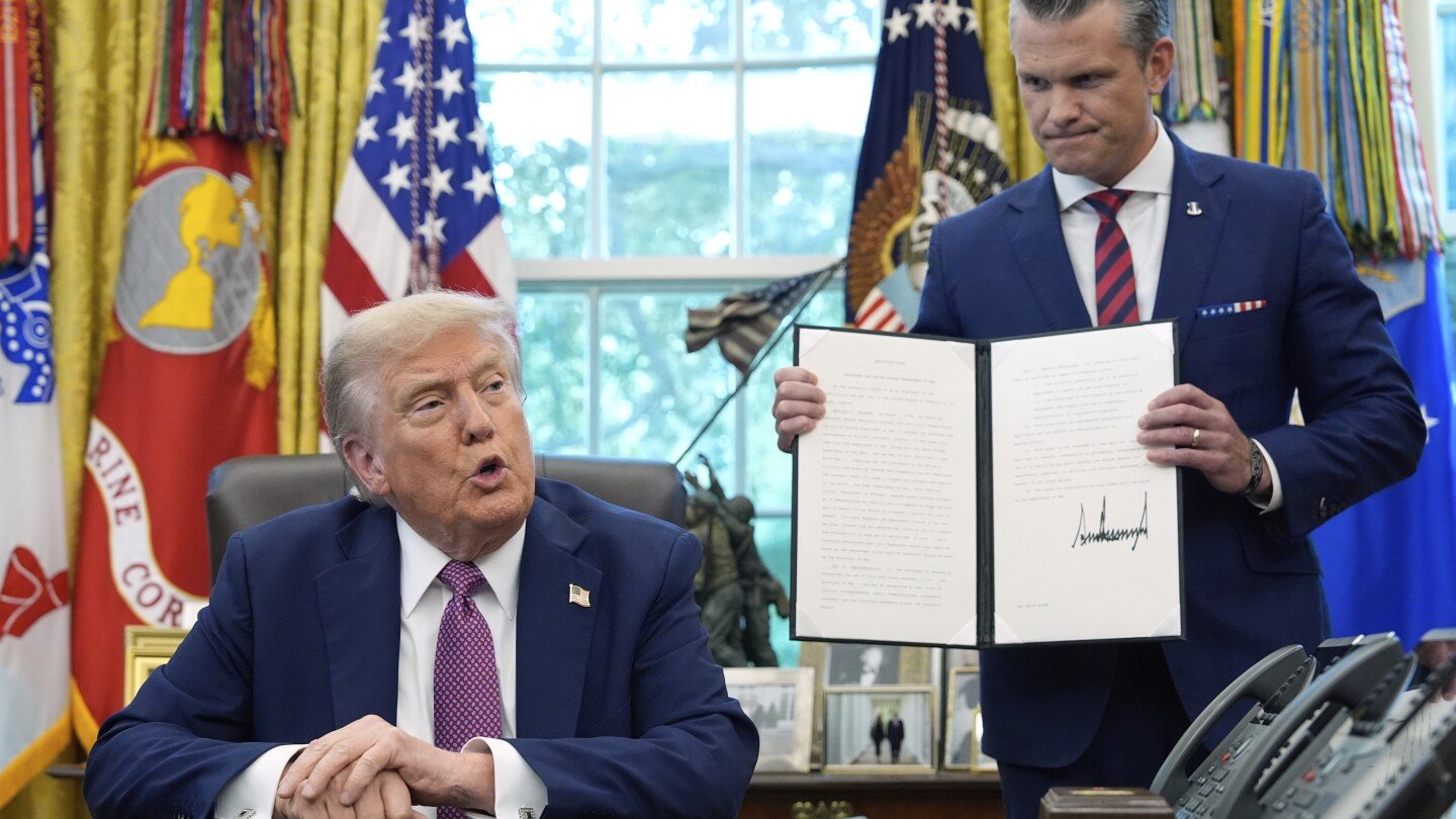 trump-executive-order-will-rename-the-department-of-defense-as-the-department-of-war