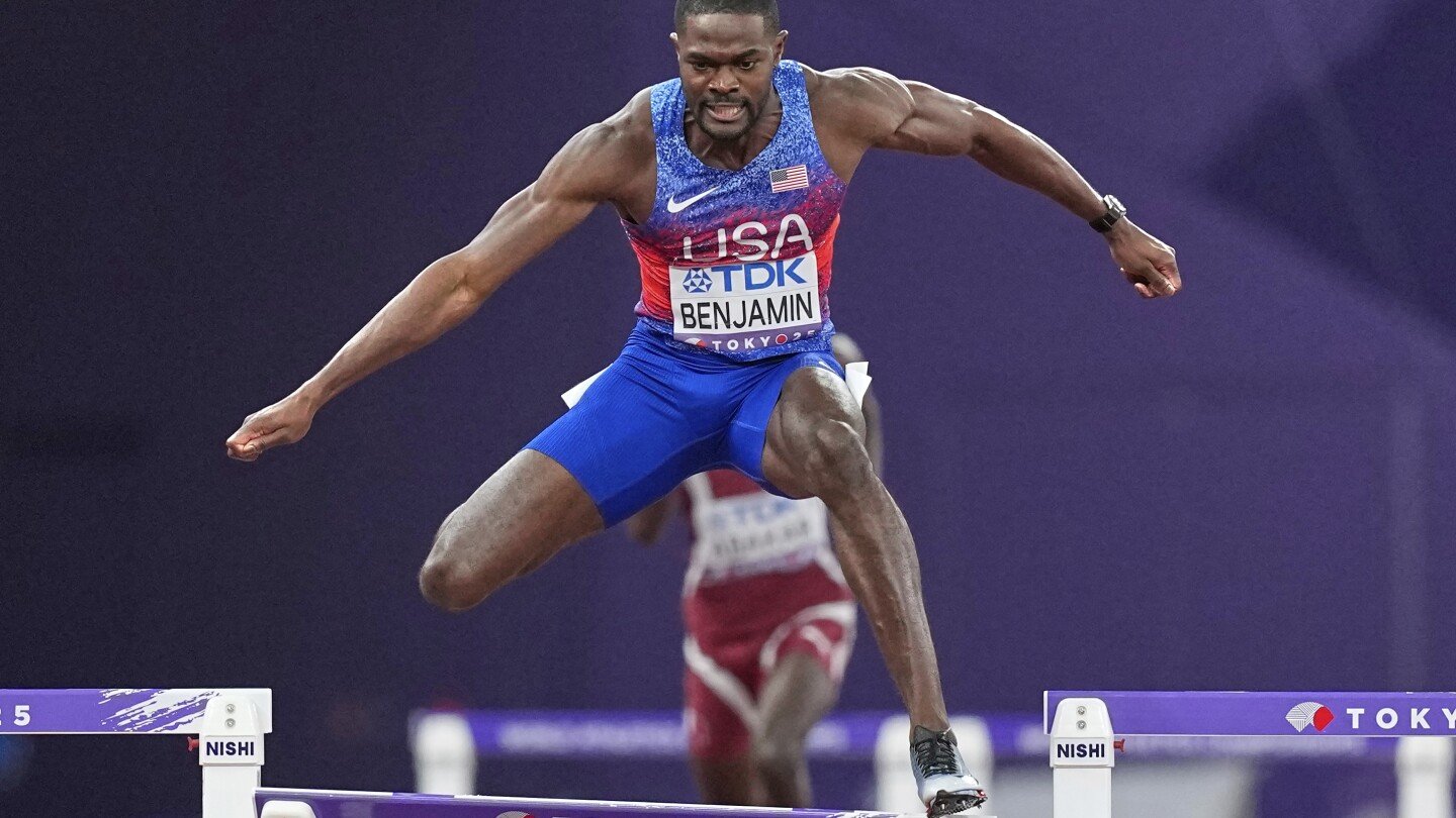 benjamin-wins-400-hurdles,-is-disqualified,-then-given-worlds-gold-medal