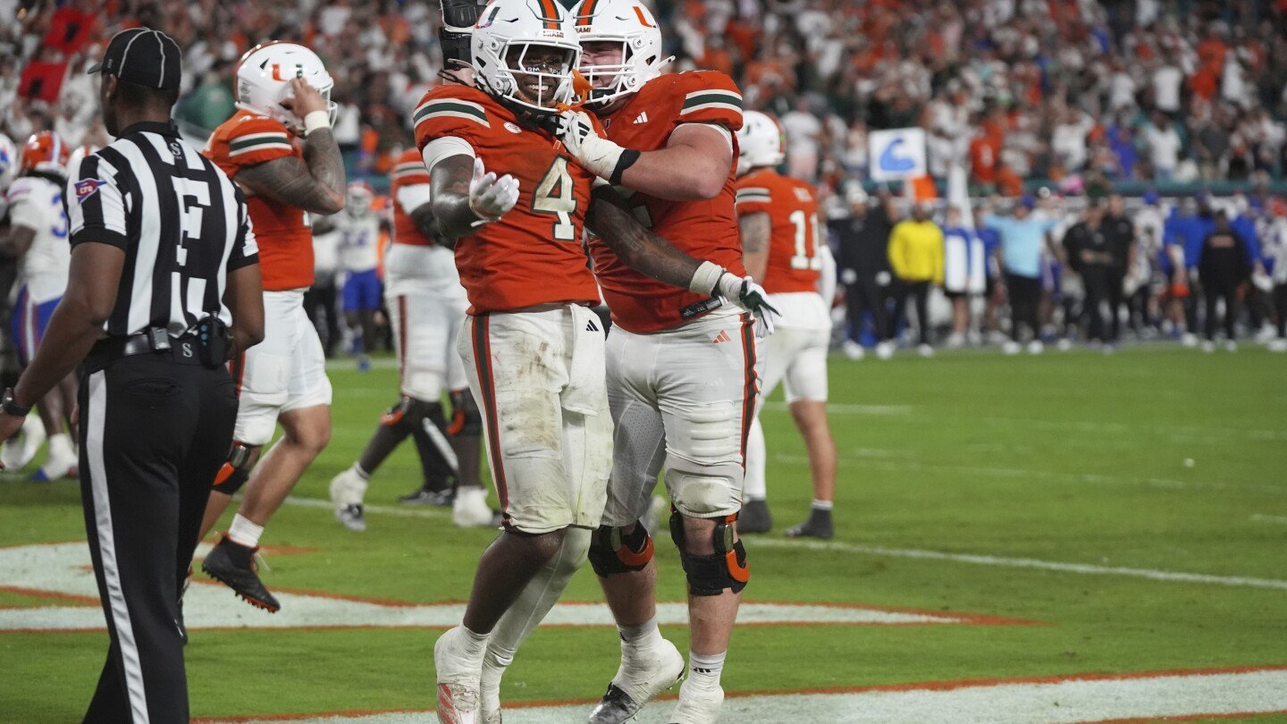 miami-jumps-to-no.-2-behind-ohio-state-in-ap-top-25,-oklahoma-into-top-10
