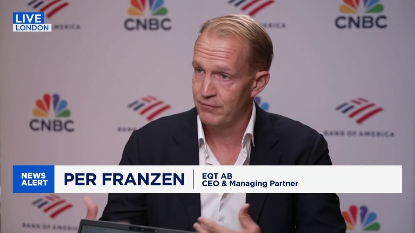 EQT AB CEO: Signs of more risk-on sentiment in public markets