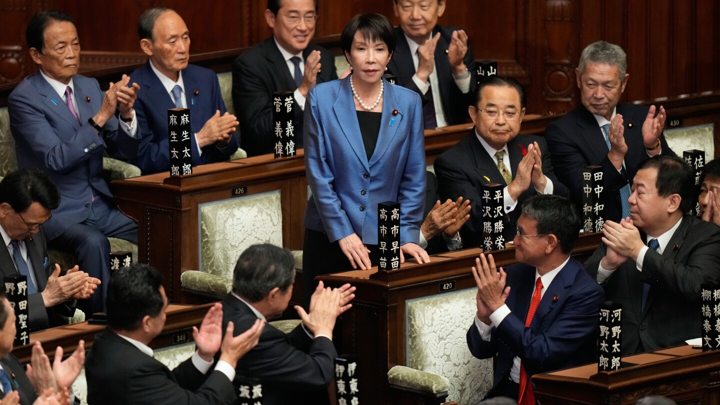 japan’s-parliament-is-set-to-elect-sanae-takaichi-as-nation’s-first-female-prime-minister