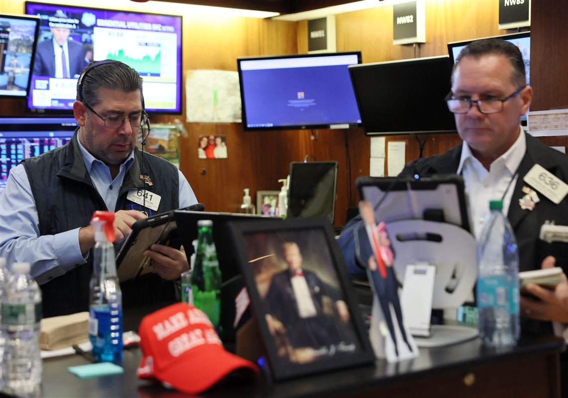 wall-street-makes-modest-gains-ahead-of-fed-rate-announcement,-trump-xi-meeting