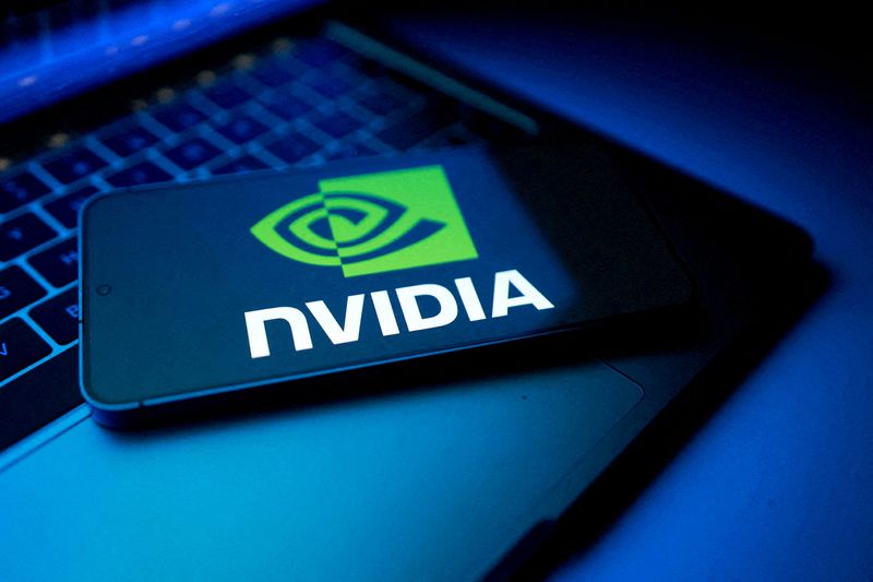 nvidia’s-stock-market-value-nears-record-$5-trillion