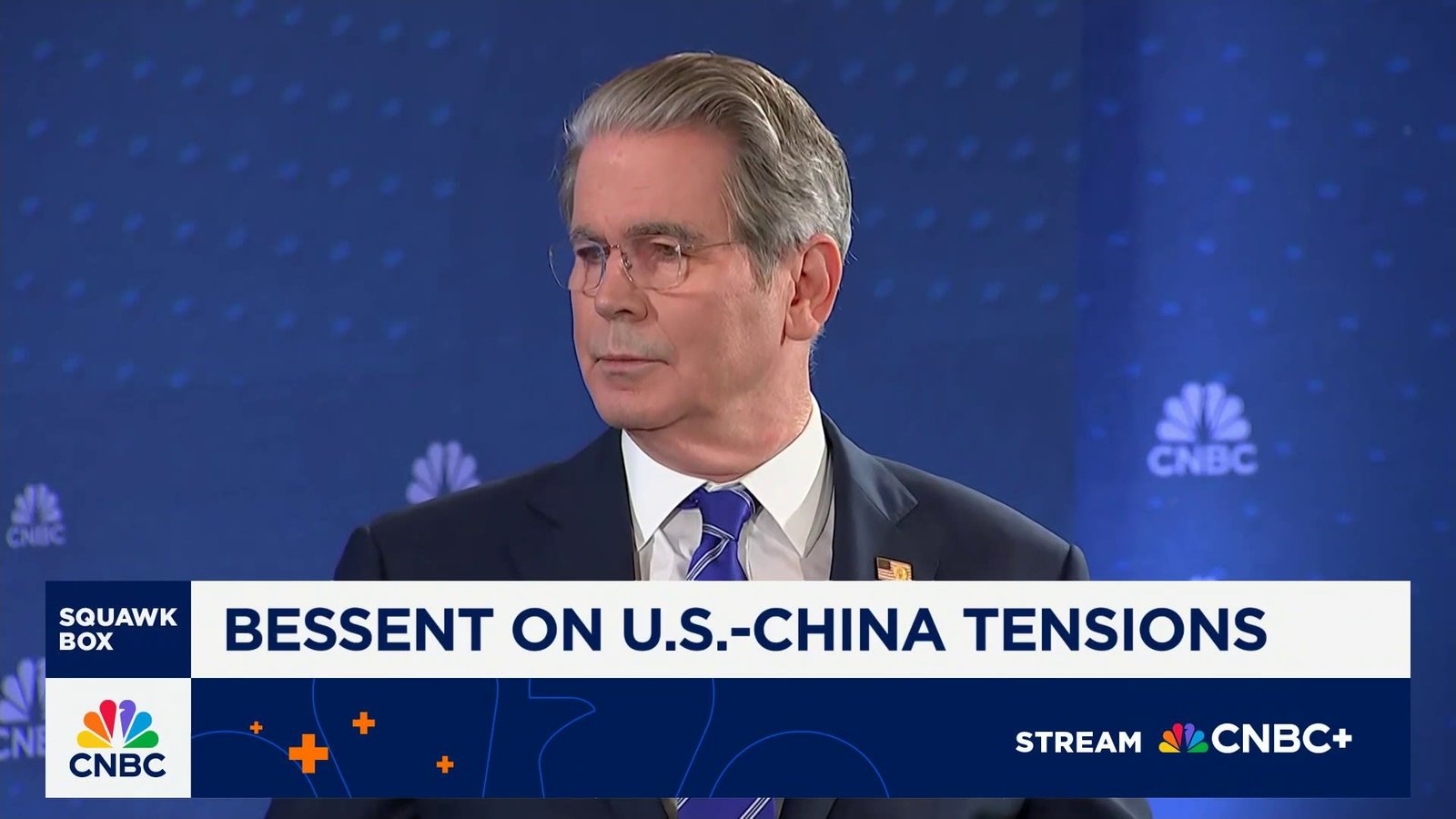Treasury Sec. Bessent: Stock market decline won't deter U.S. from taking strong action against China