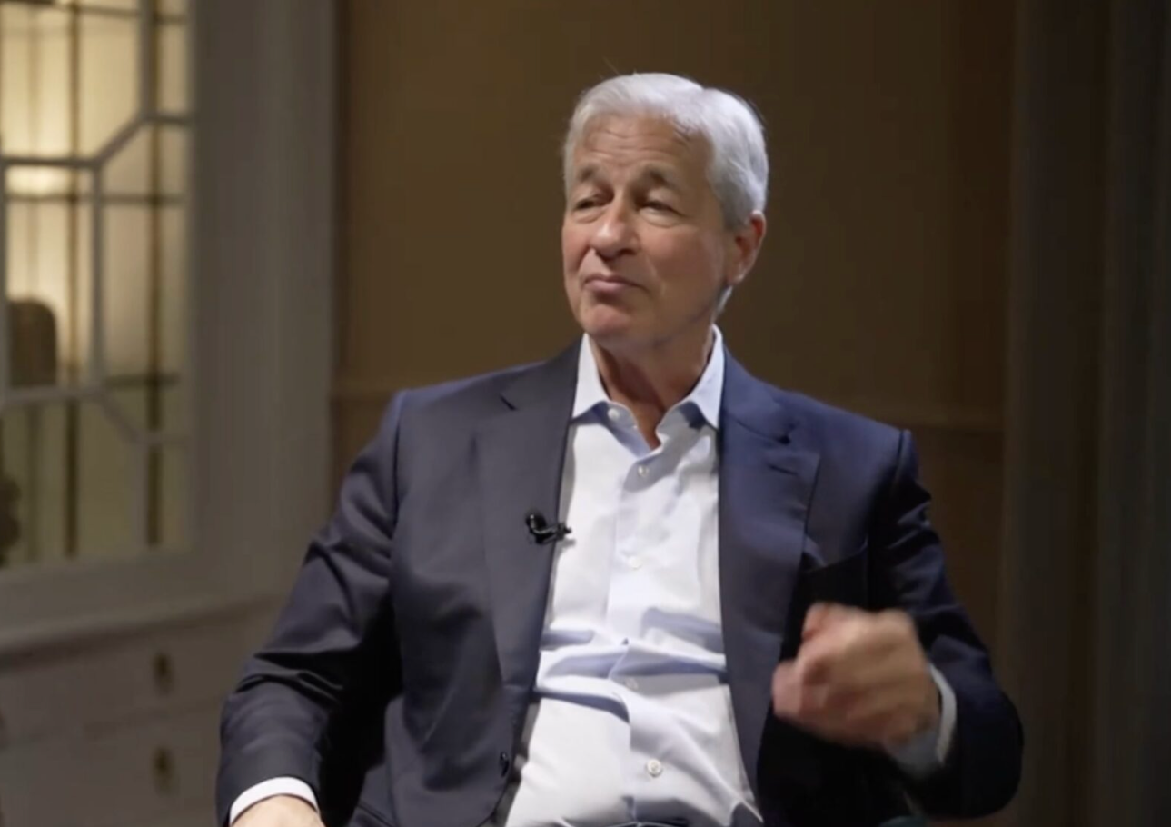 JPMorgan Chase CEO Jamie Dimon speaks to the BBC about Donald Trump's handling of the U.S. economy on Thursday