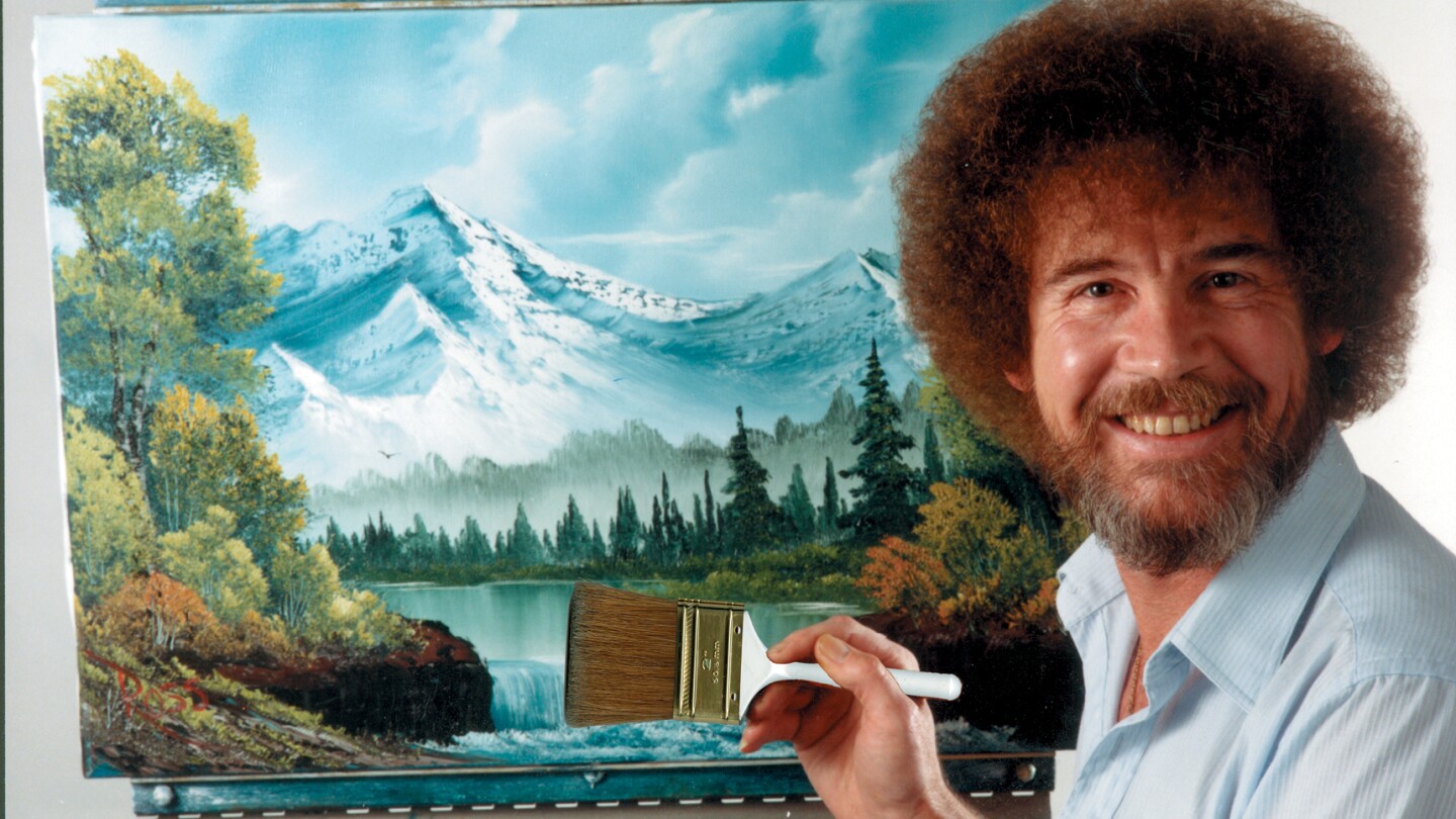 a-happy-circumstance:-bob-ross-paintings-sell-for-more-than-$600k-to-help-public-tv-stations