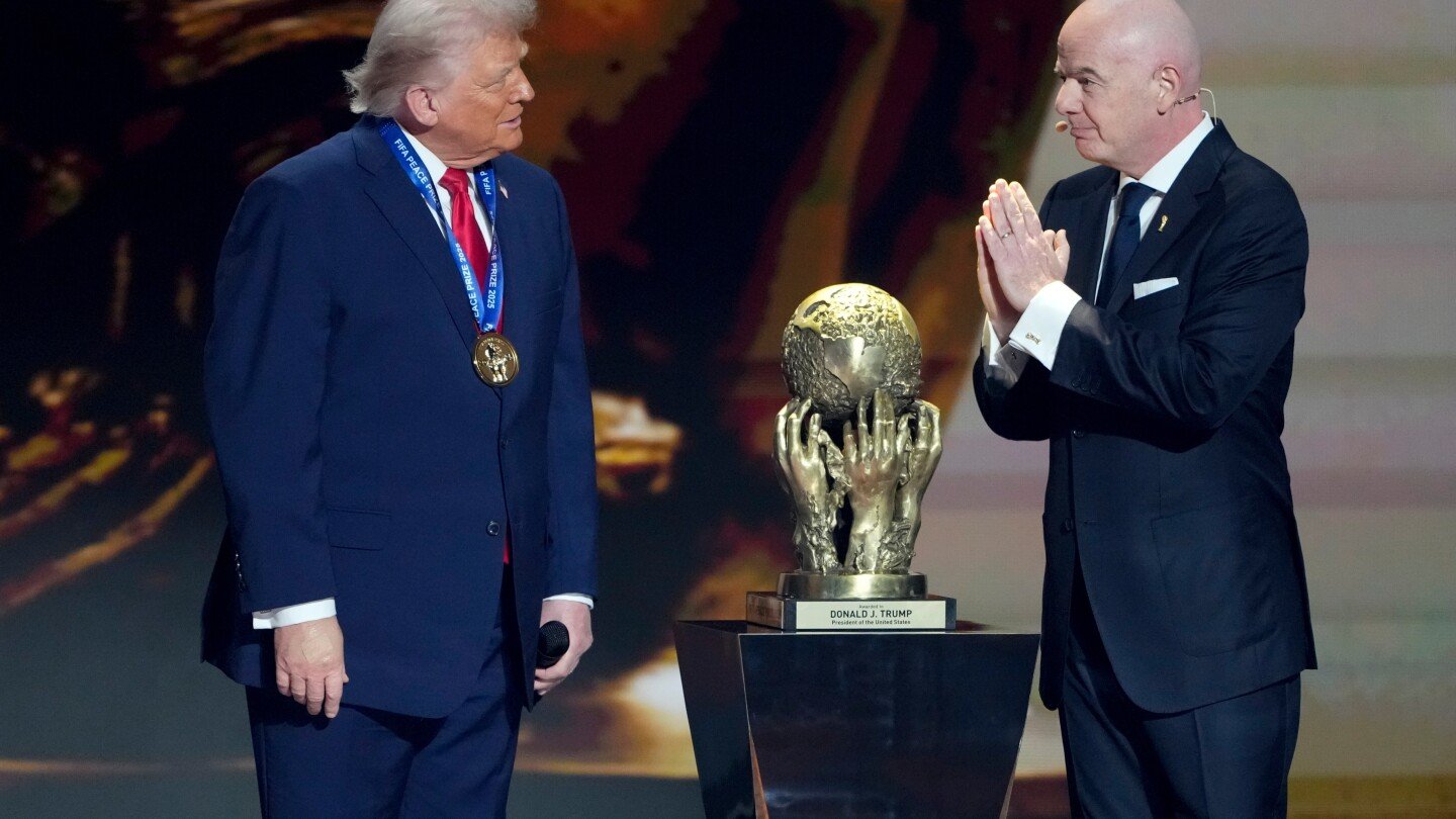 fifa-gives-president-donald-trump-a-peace-prize-in-a-departure-from-its-traditional-focus-on-sport