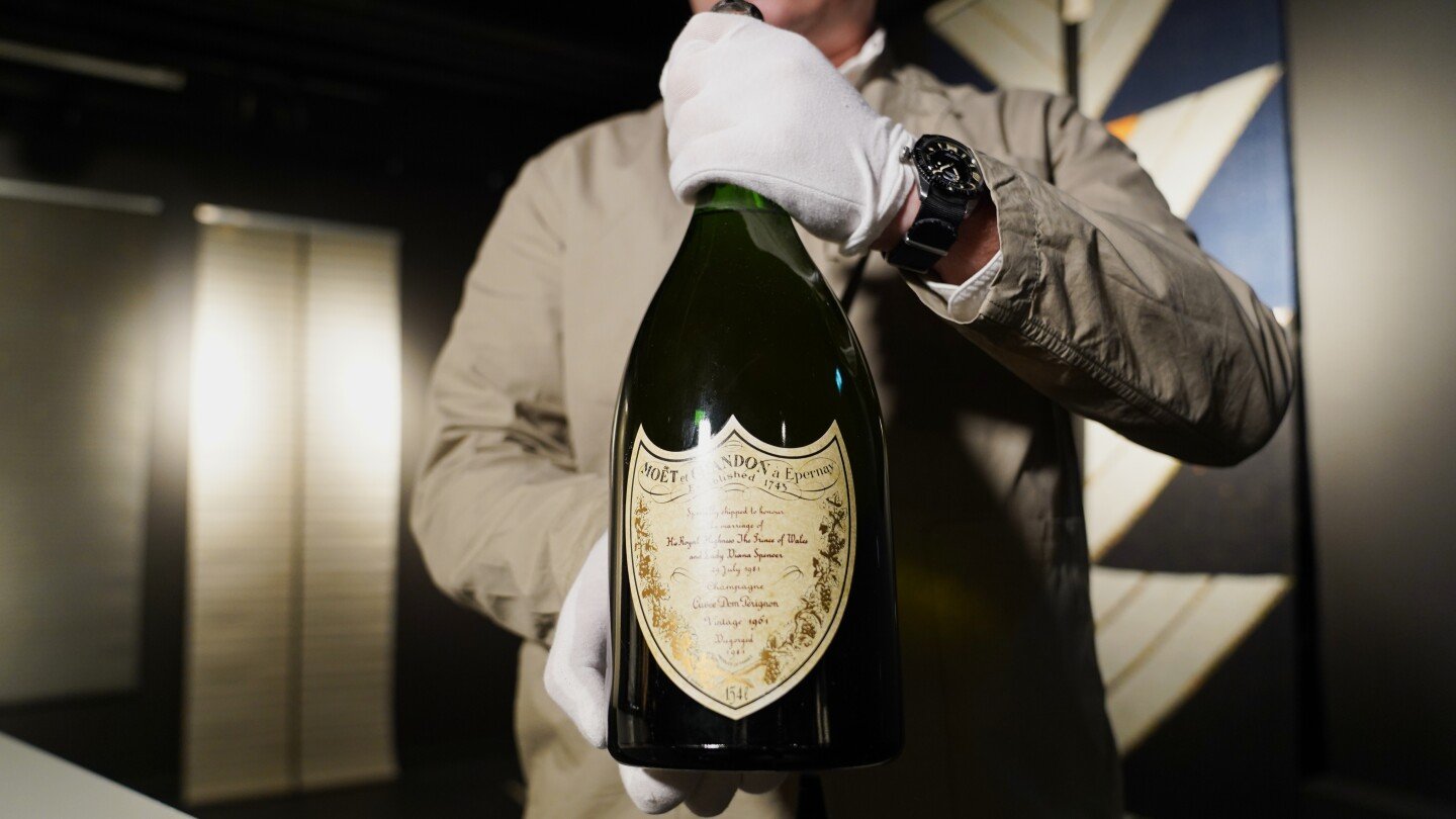 rare-dom-perignon-champagne-from-charles-and-diana’s-wedding-to-be-auctioned-in-denmark