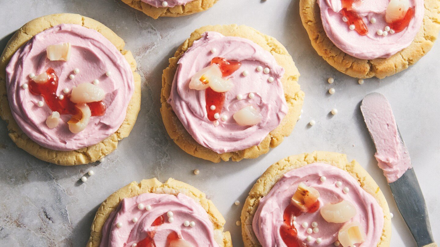 indulge-in-lychee-frosted-sugar-cookies-with-citrus-notes-and-buttercream