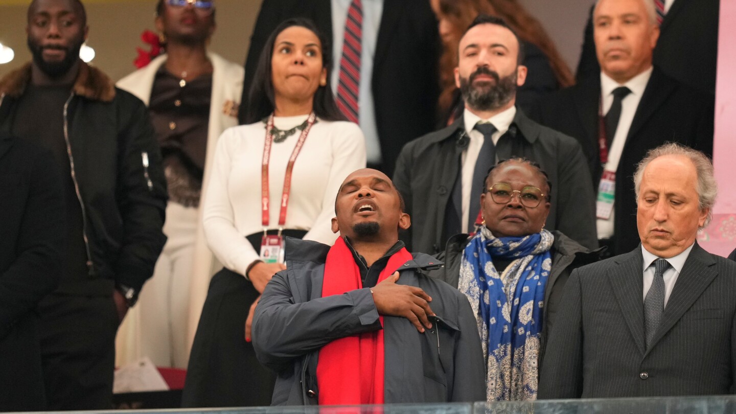 samuel-eto’o-suspended-for-4-games-by-caf,-federation-reaffirms-its-‘unwavering-support’