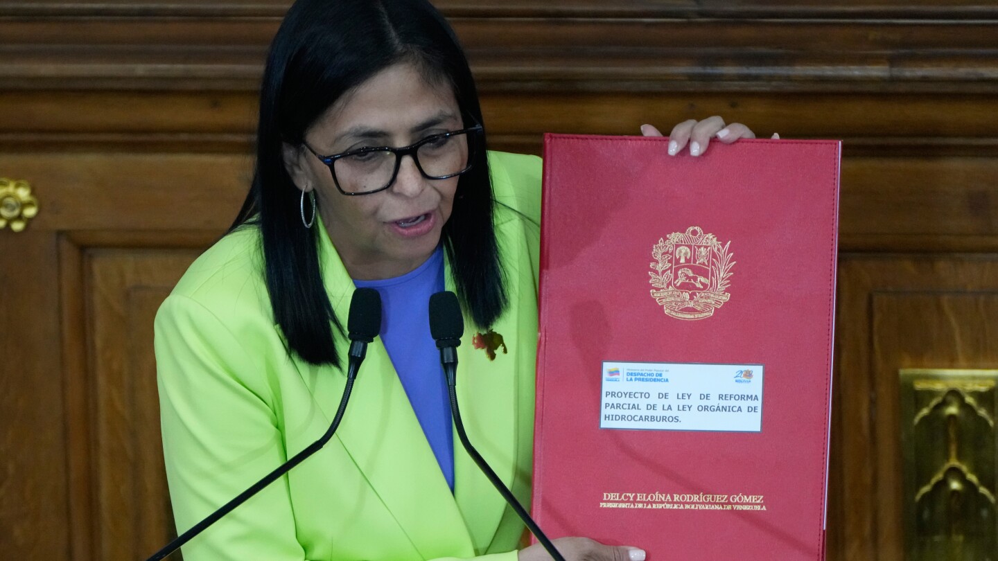 venezuela’s-new-leader-faces-competing-pressures-from-the-us-and-a-government-loyal-to-maduro