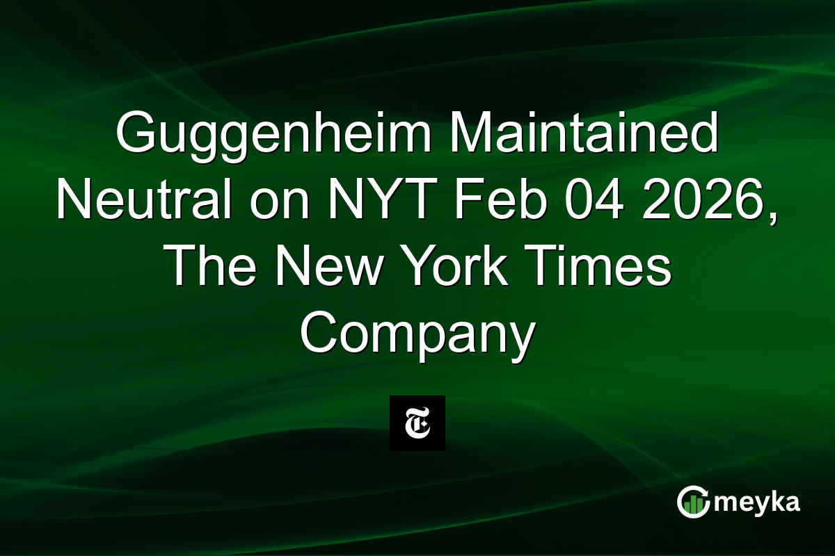 guggenheim-maintained-neutral-on-nyt-feb-04-2026,-the-new-york-times-company