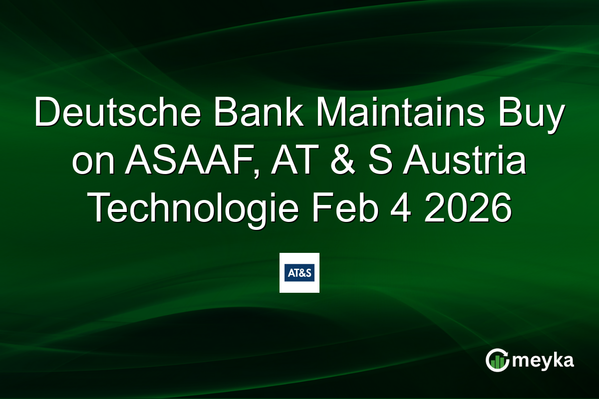 deutsche-bank-maintains-buy-on-asaaf,-at-&-s-austria-technologie-feb-4-2026