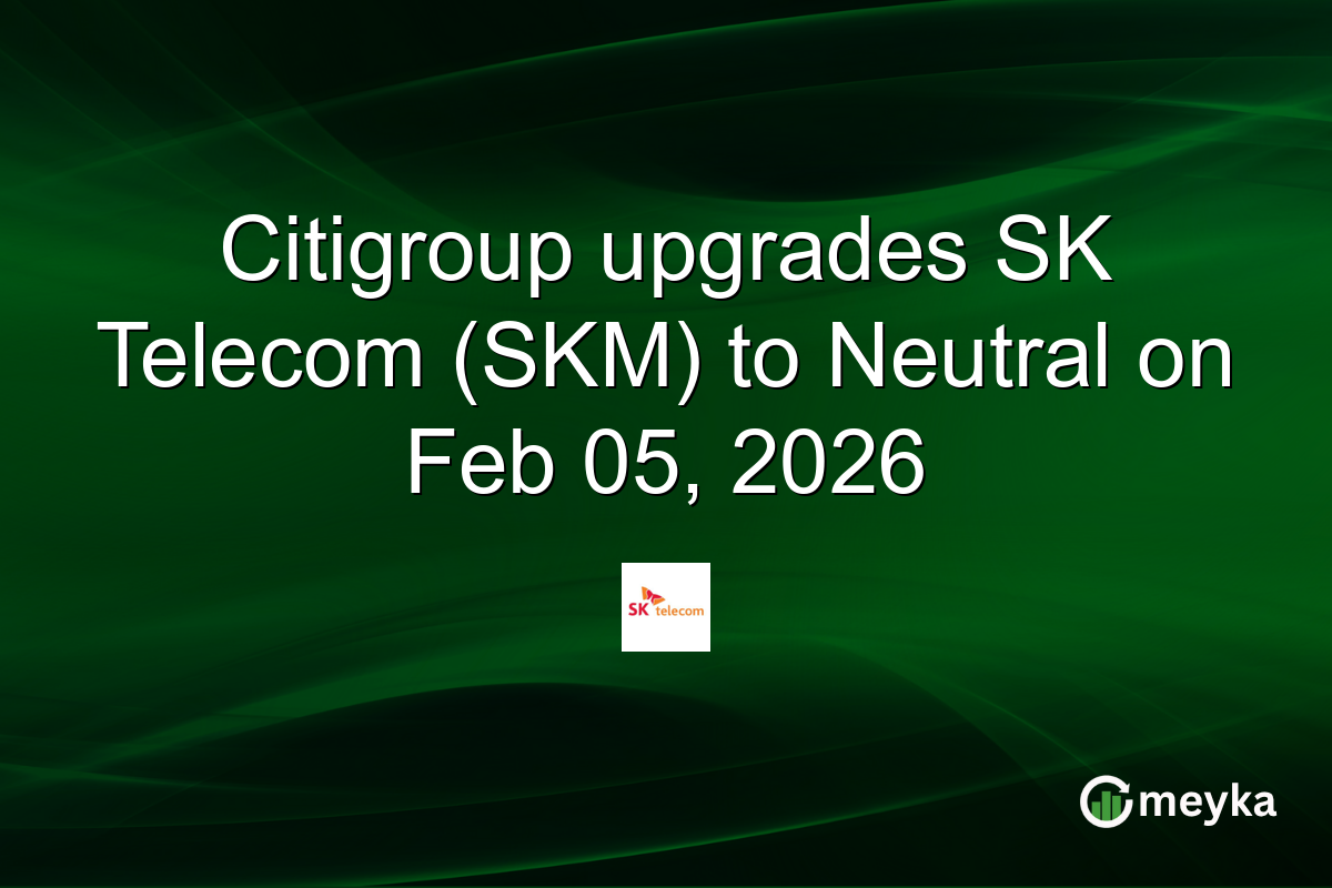 citigroup-upgrades-sk-telecom-(skm)-to-neutral-on-feb-05,-2026