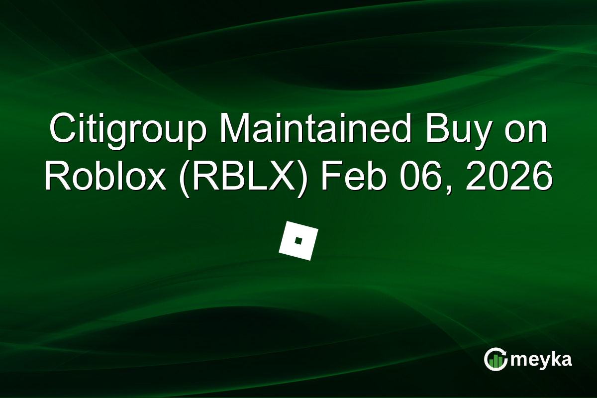 citigroup-maintained-buy-on-roblox-(rblx)-feb-06,-2026