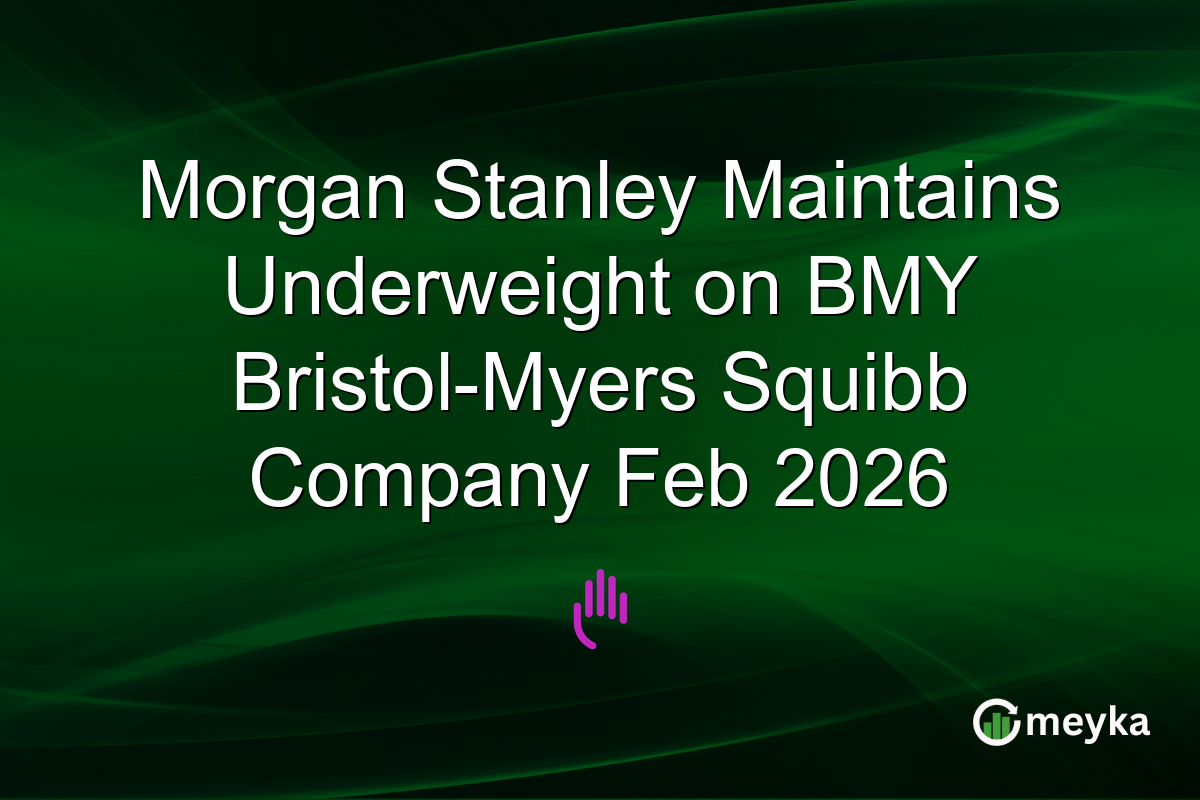 morgan-stanley-maintains-underweight-on-bmy-bristol-myers-squibb-company-feb-2026