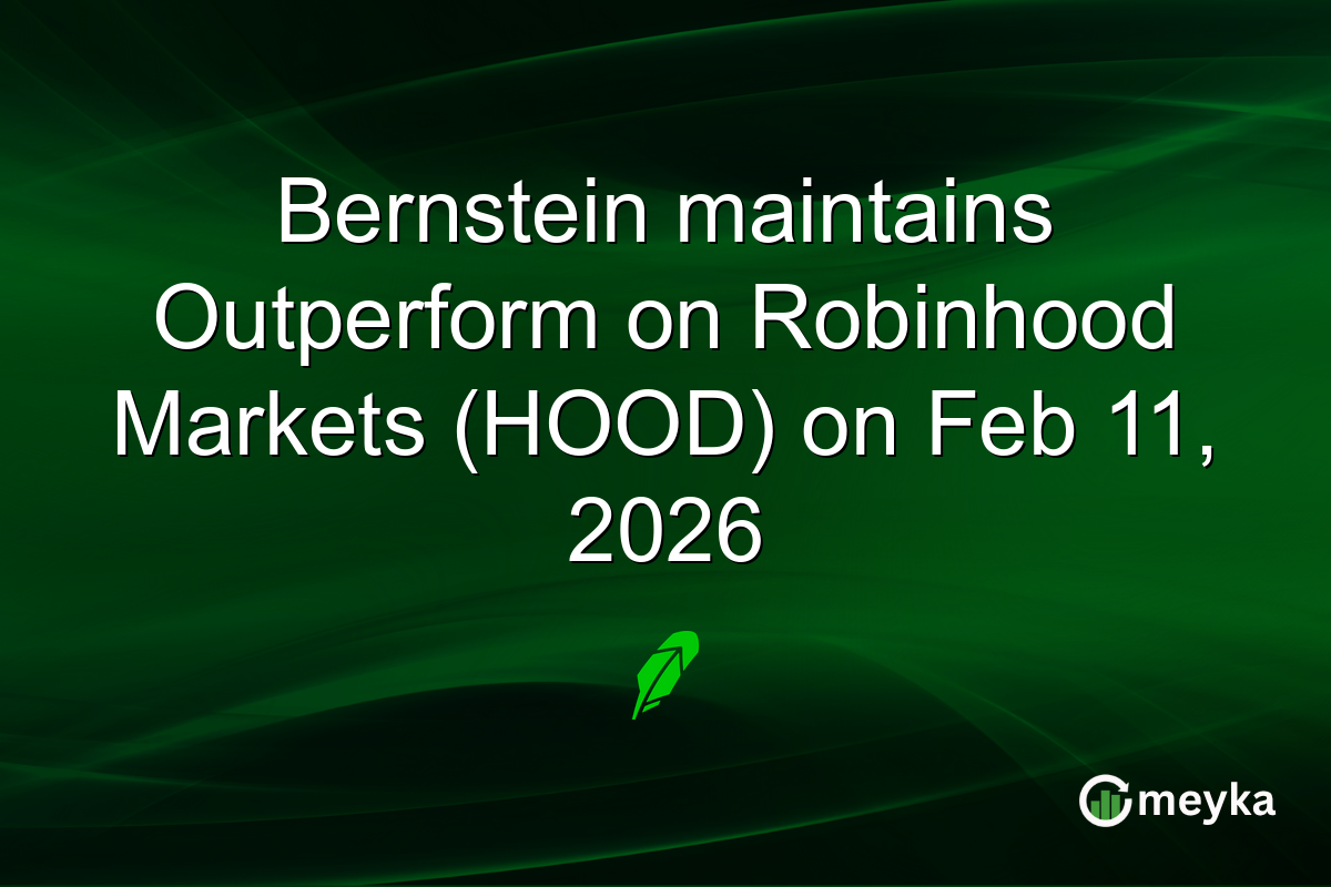 bernstein-maintains-outperform-on-robinhood-markets-(hood)-on-feb-11,-2026