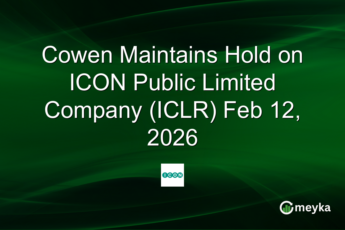cowen-maintains-hold-on-icon-public-limited-company-(iclr)-feb-12,-2026