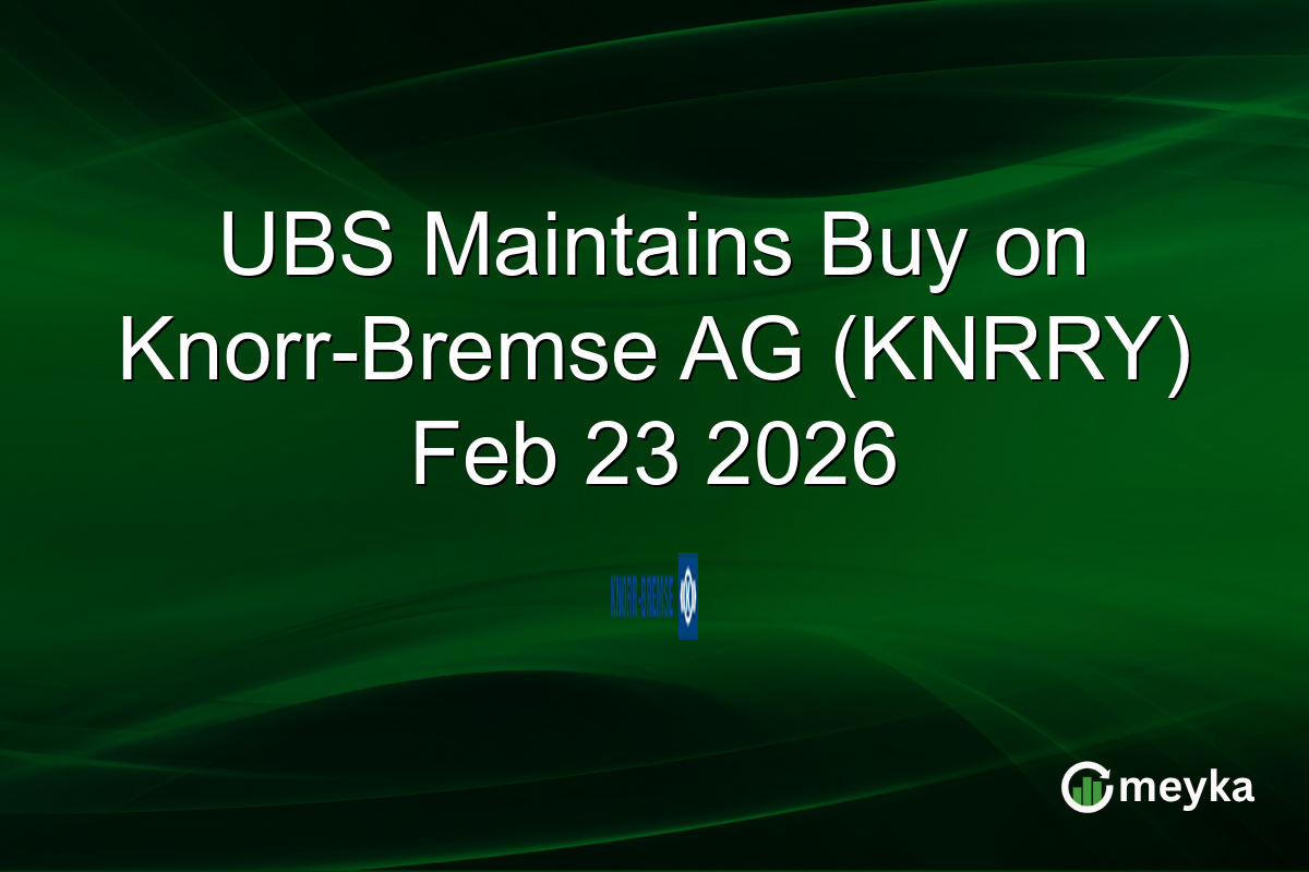 ubs-maintains-buy-on-knorr-bremse-ag-(knrry)-feb-23-2026
