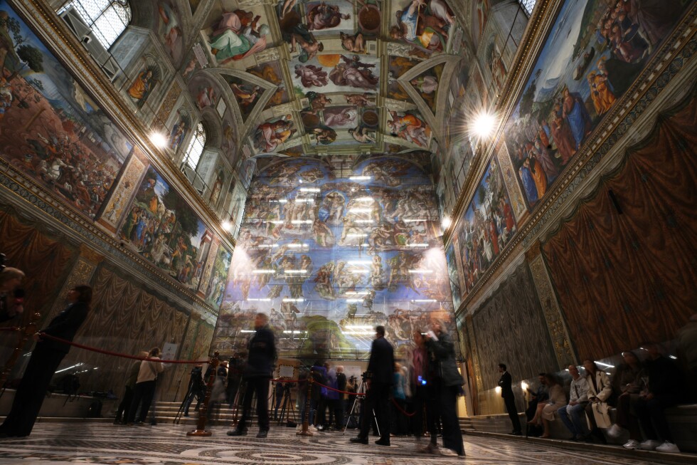 michelangelo’s-‘the-last-judgement’-restoration-underway