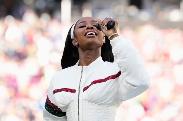 Coco Jones performs 