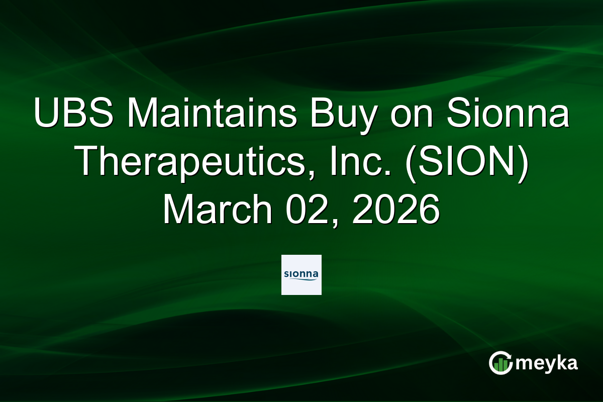ubs-maintains-buy-on-sionna-therapeutics,-inc.-(sion)-march-02,-2026