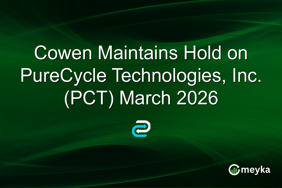 cowen-maintains-hold-on-purecycle-technologies,-inc.-(pct)-march-2026