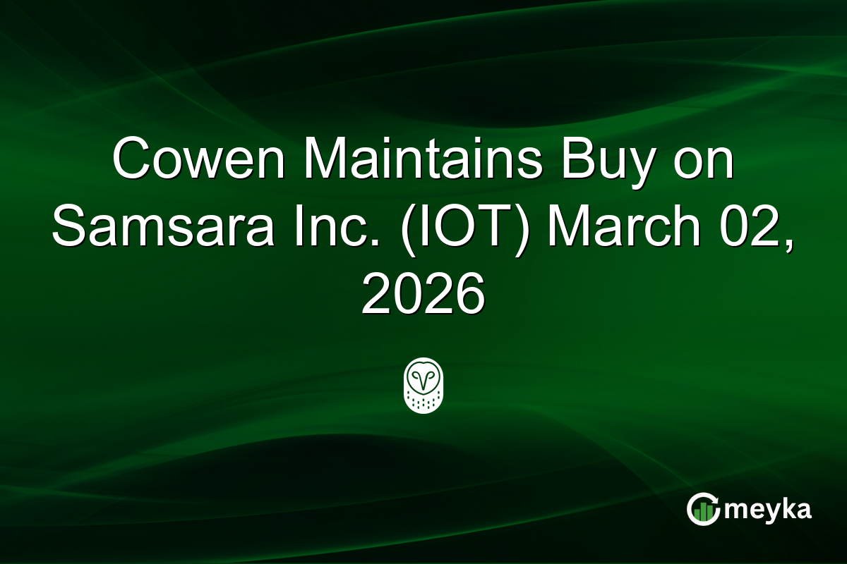 cowen-maintains-buy-on-samsara-inc.-(iot)-march-02,-2026